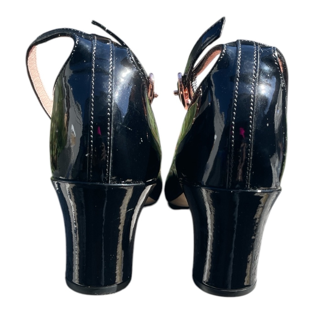 Repetto Electra Mary Jane Pumps Black Patent Leather Size 38.5 - Picture 4 of 8